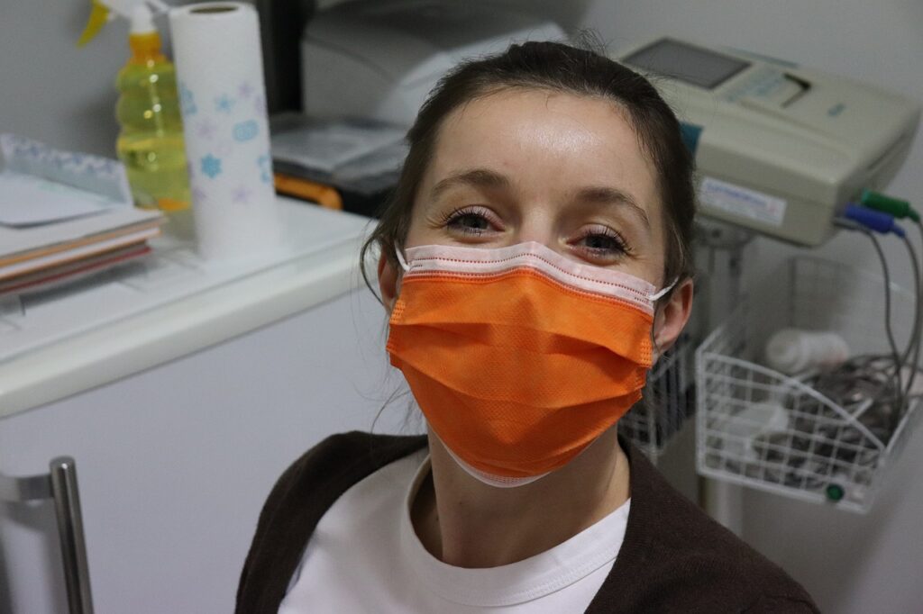 nurse, mask, medical